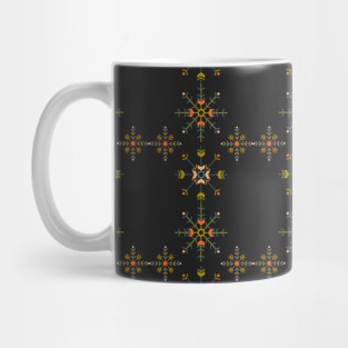 Etnic snowflakes Mug